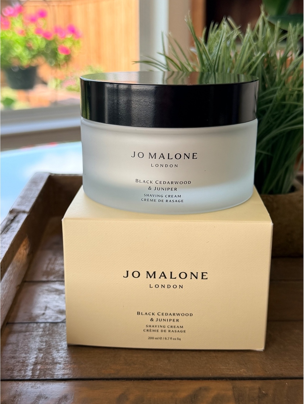 Jo Malone London Black Cedarwood & Juniper Shaving Cream 200 ml/6.7oz NIB